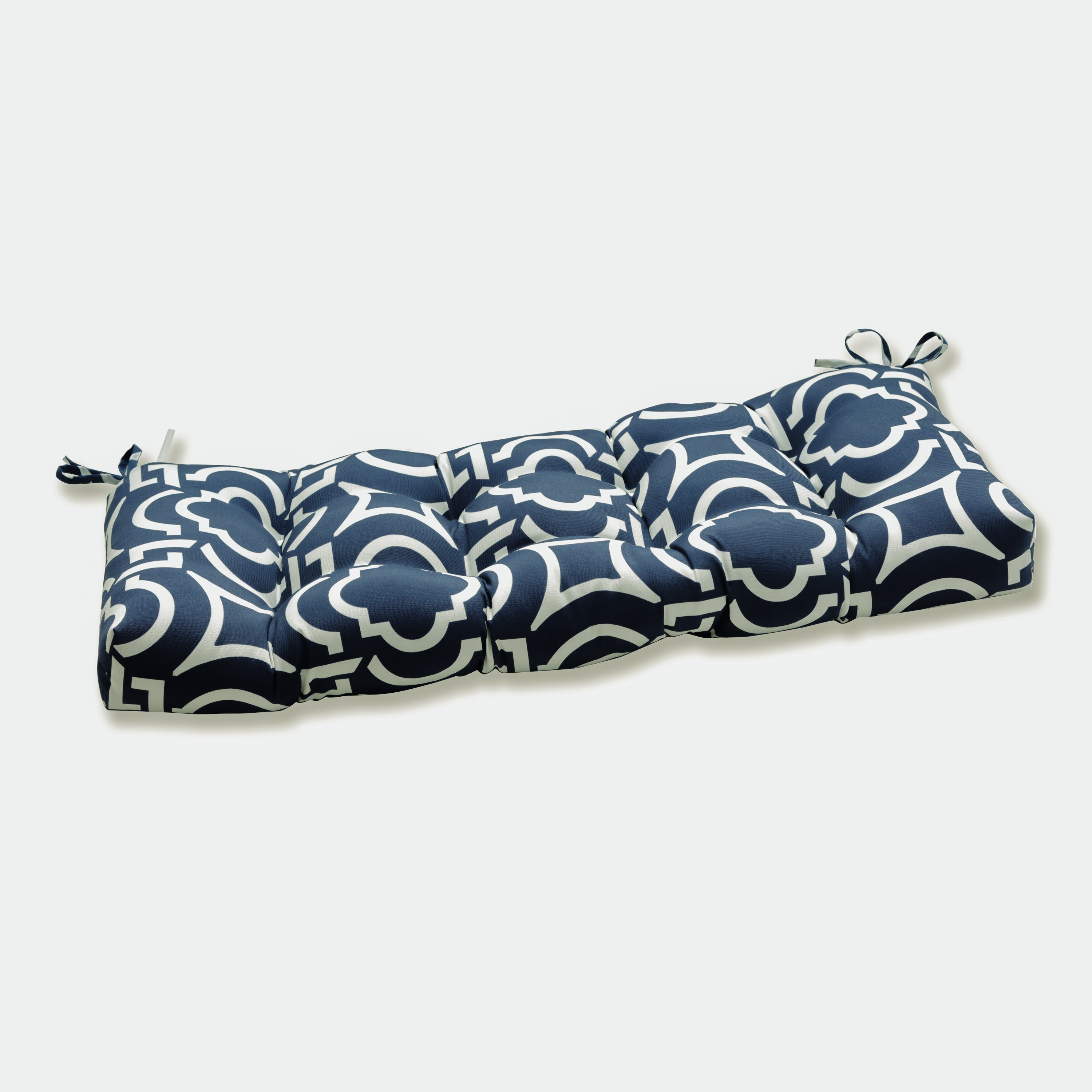 Outdoor/Indoor Carmody Navy 44" Blown Bench
