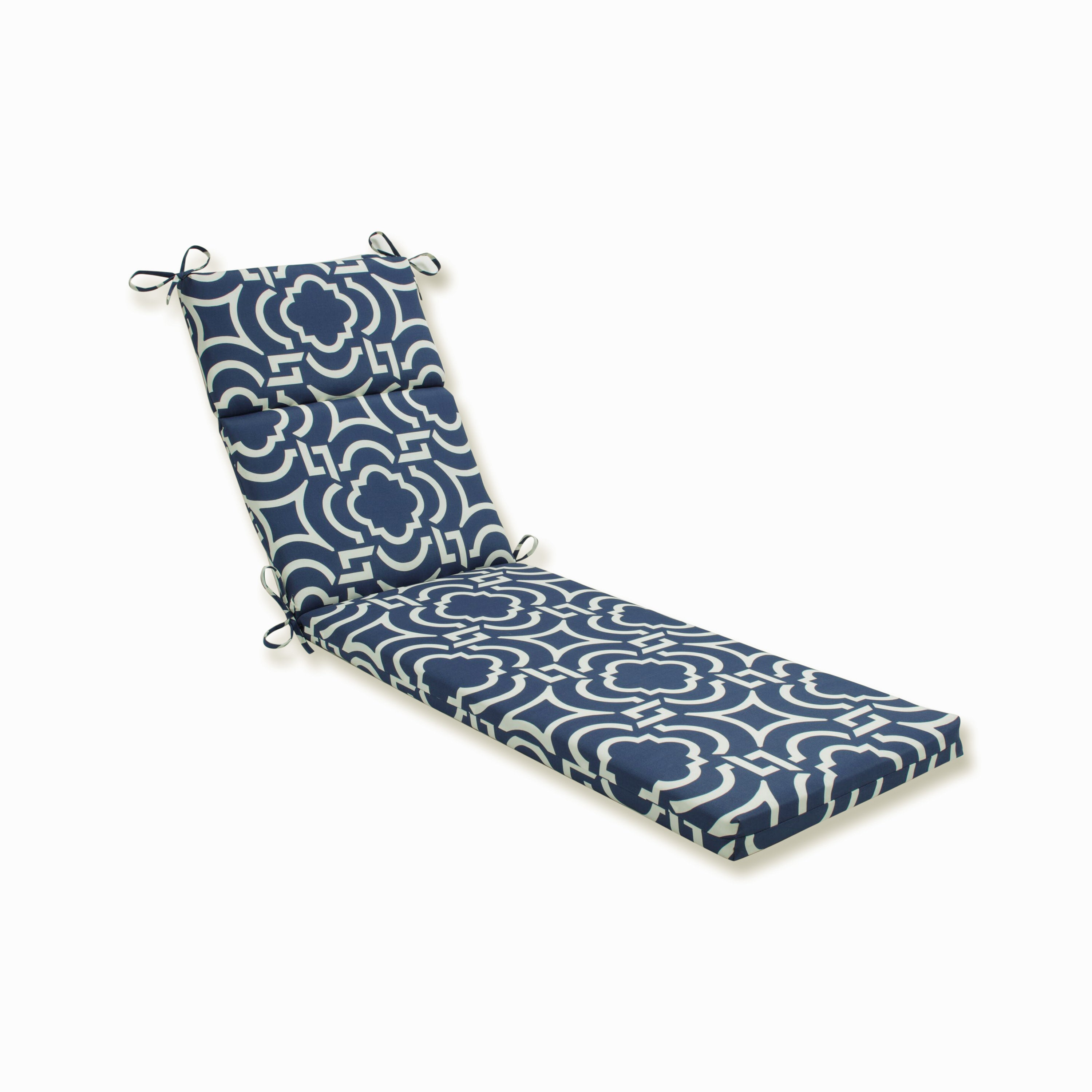 Outdoor/Indoor Carmody Navy Chaise Lounge Cushion