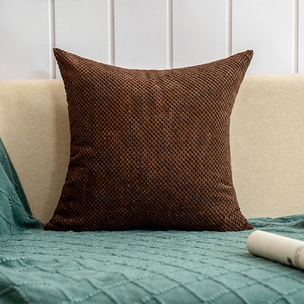 Throw Pillows 18x18 Inch Soft square Double-Sided Design Pack of 2 for Couch Sofa Living Room Bed Bedroom Soft Throw Pillow, inserts are included HIDDEN ZIPPER: A smooth hidden zipper is neatly incorporated into the edge of the removable cover, providing