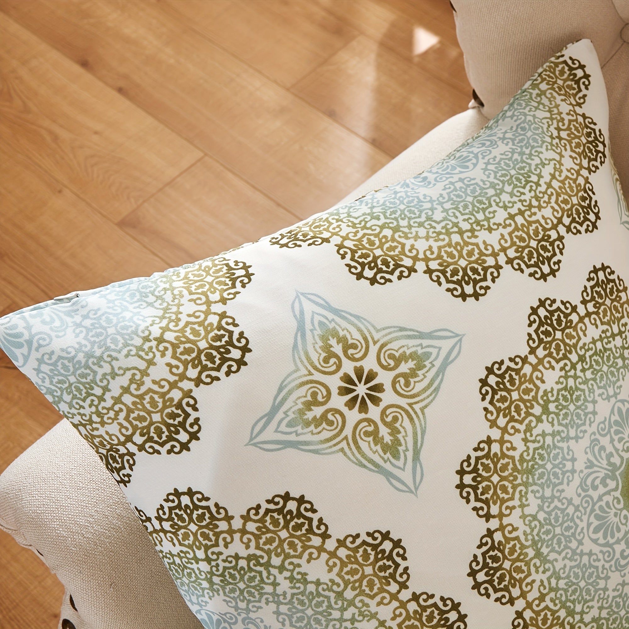 2pcs Printed Soft Decorative Throw Pillow Covers Set with Double Sided (NO INSERT), Stylish Cushion Cover for Sofa Couch Chair Living Room Bedroom Decor