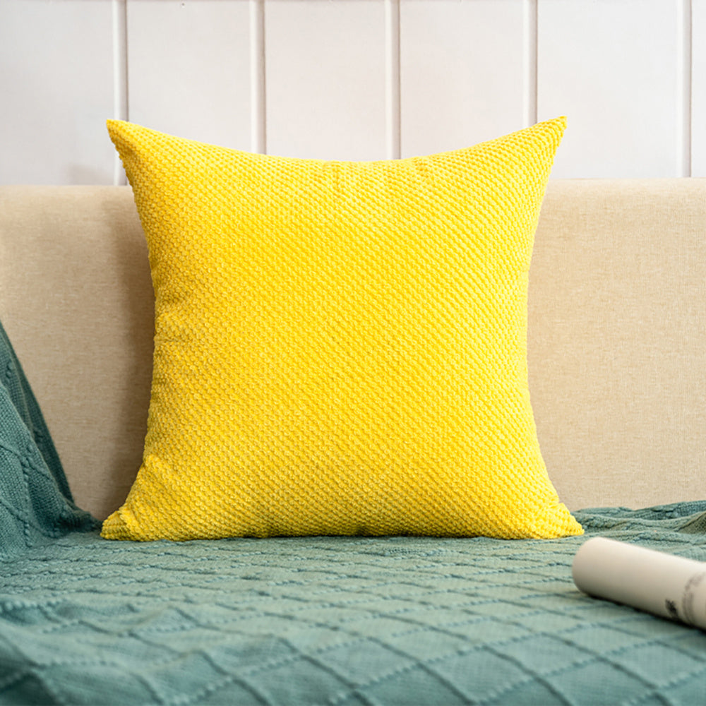 Throw Pillows 18x18 Inch Soft square Double-Sided Design Pack of 2 for Couch Sofa Living Room Bed Bedroom Soft Throw Pillow, inserts are included HIDDEN ZIPPER: A smooth hidden zipper is neatly incorporated into the edge of the removable cover, providing