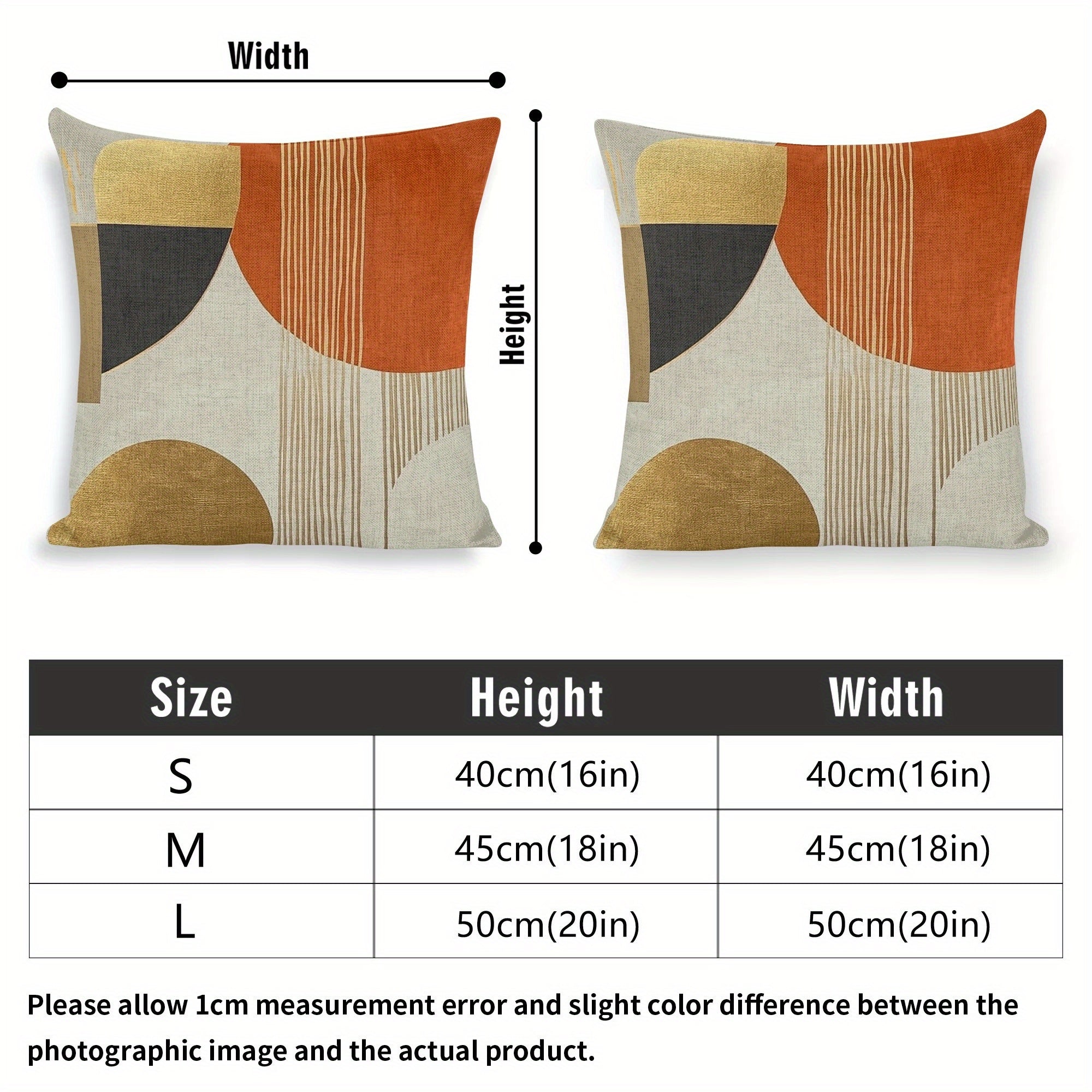 4-Pack Modern Abstract Geometric Pattern Pillow Covers, 18x18 Inch, Double-Sided Print, Zippered Polyester Cushion Cases for Sofa, Chair, Bed, Car, Living Room Decor - Machine Washable