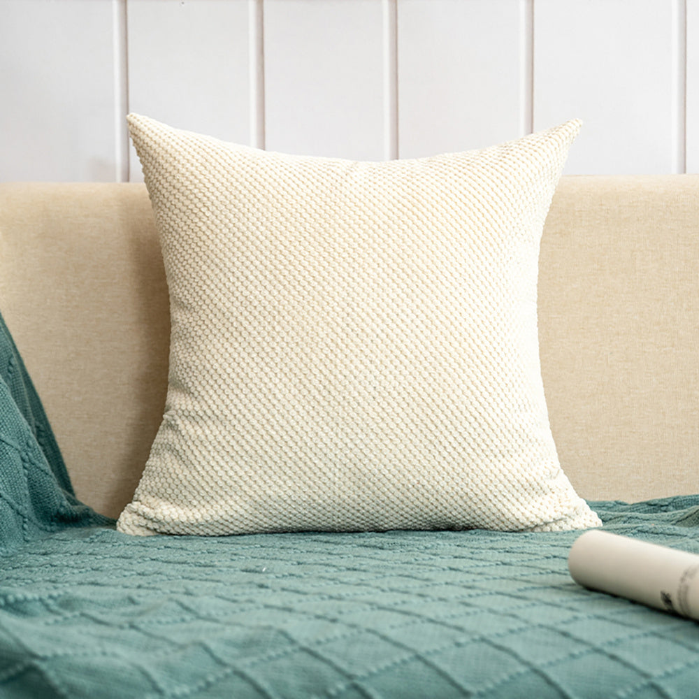 Throw Pillows 18x18 Inch Soft square Double-Sided Design Pack of 2 for Couch Sofa Living Room Bed Bedroom Soft Throw Pillow, inserts are included HIDDEN ZIPPER: A smooth hidden zipper is neatly incorporated into the edge of the removable cover, providing