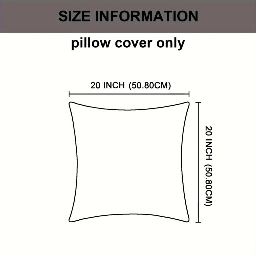 Velvet Soft 4pcs Ikat Decorative Throw Pillow Covers Set - Double Sided, Stylish Cushion Cover for Sofa Couch Chair Living Room Bedroom Decor (NO INSERT)