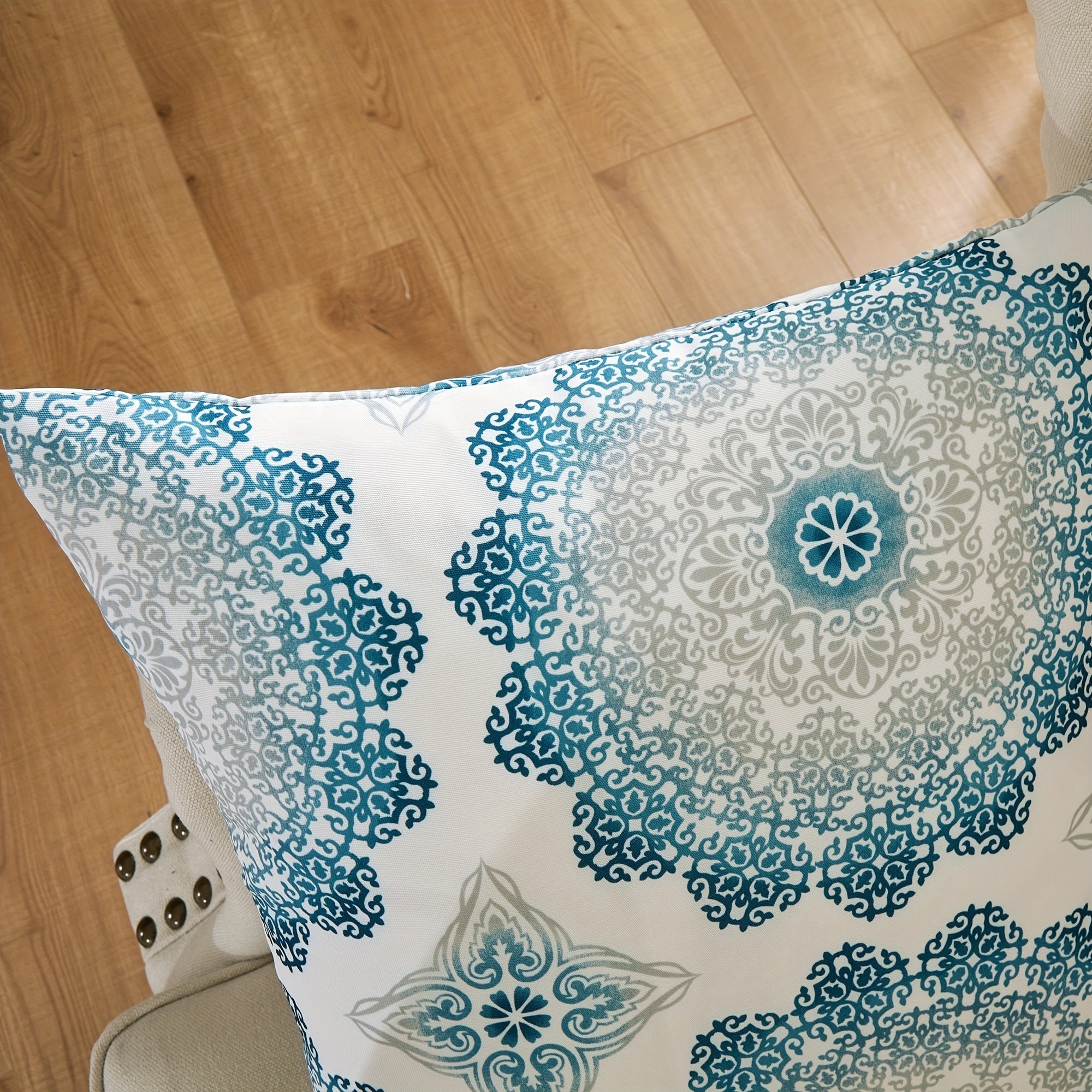 2pcs Printed Soft Decorative Throw Pillow Covers Set with Double Sided (NO INSERT), Stylish Cushion Cover for Sofa Couch Chair Living Room Bedroom Decor