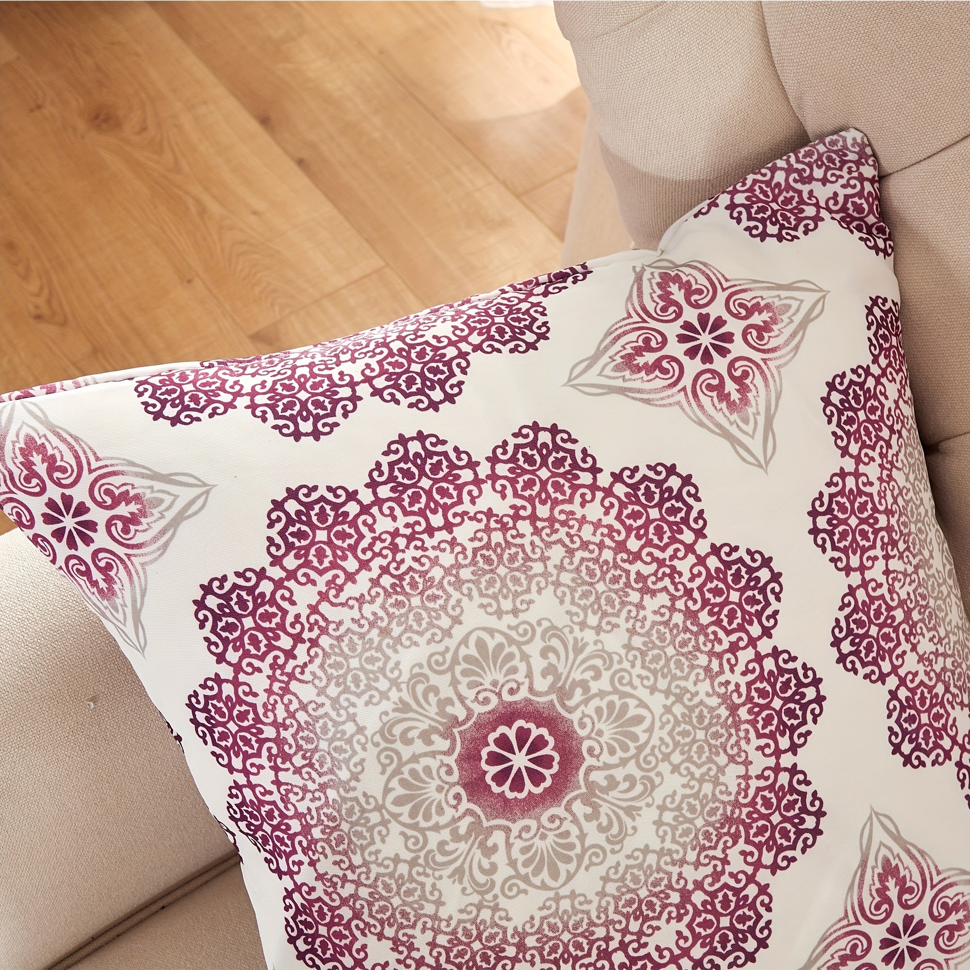 2pcs Printed Soft Decorative Throw Pillow Covers Set with Double Sided (NO INSERT), Stylish Cushion Cover for Sofa Couch Chair Living Room Bedroom Decor