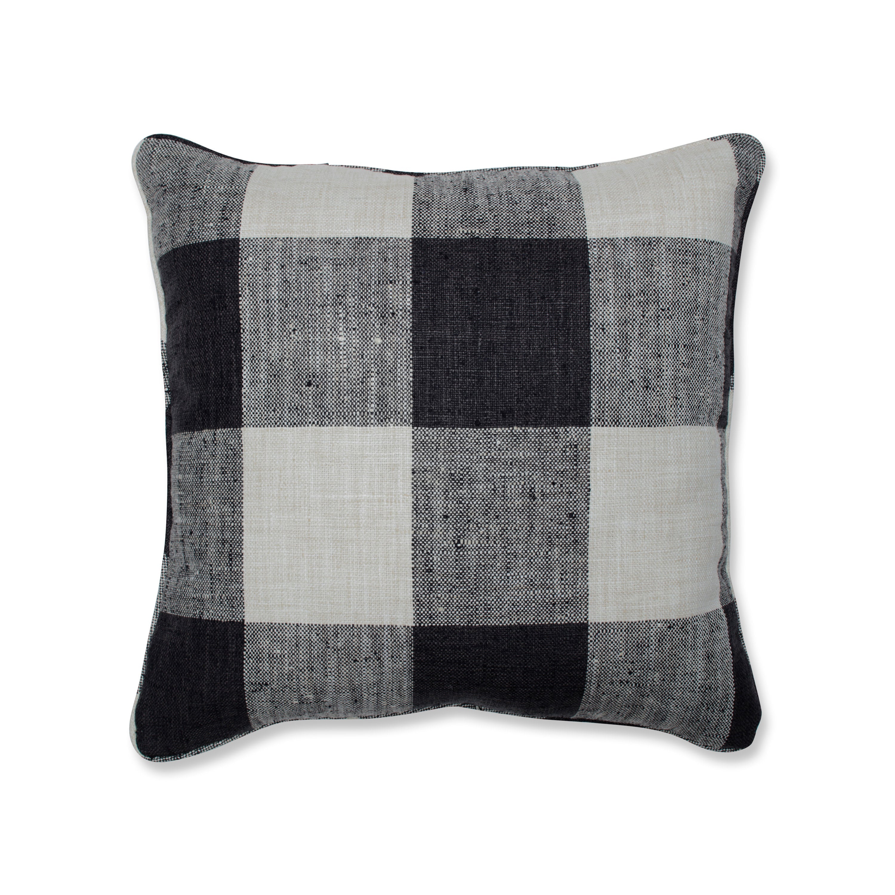 Check Please Thunder Black 18-Inch Throw Pillow