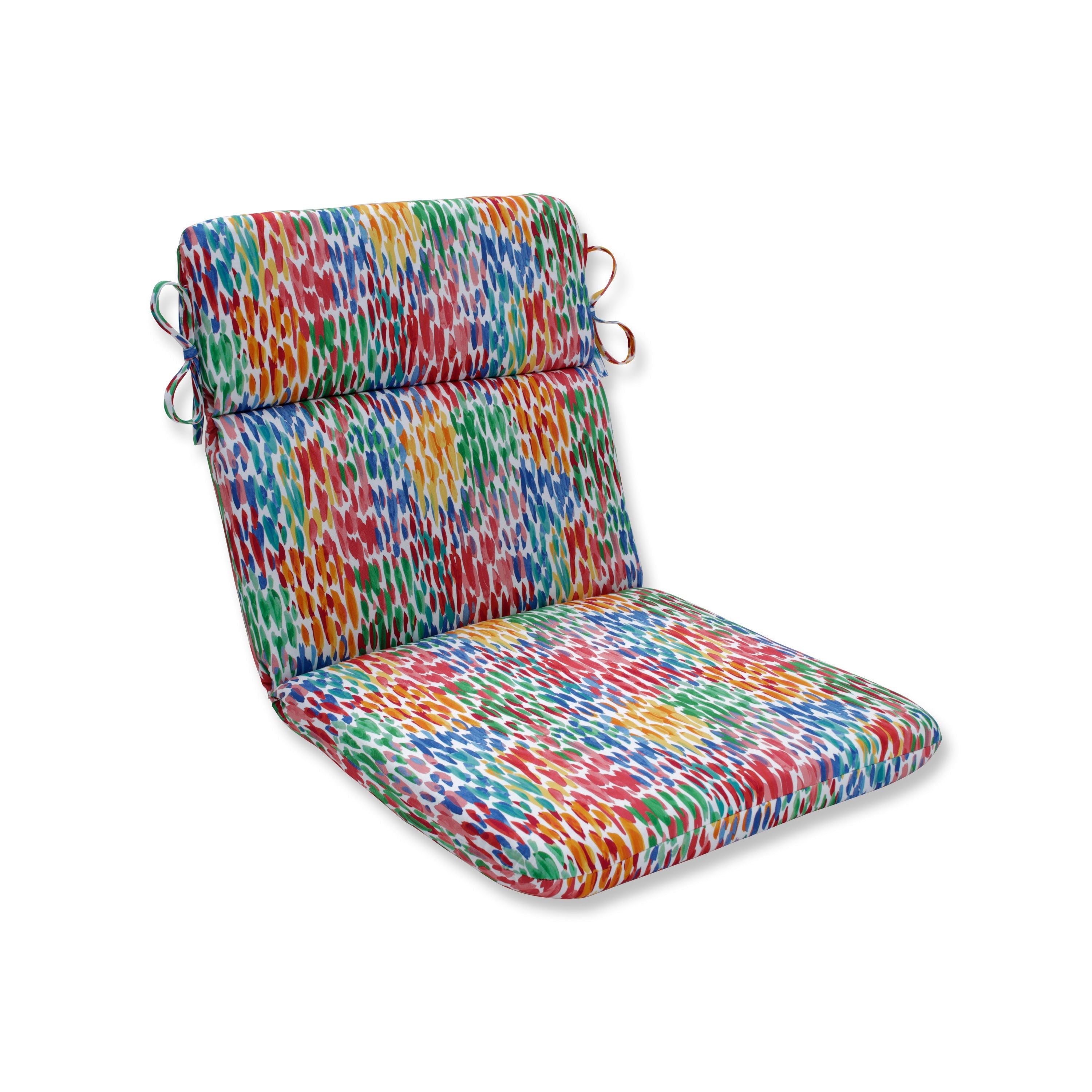 Make It Rain Zinnia Rounded Corners Chair Cushion